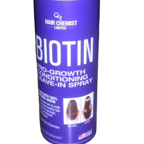6 x Hair Chemist Biotin Leave-in Conditioning Spray 6 oz, Revitalizing Hair Care - Picture 3 of 6